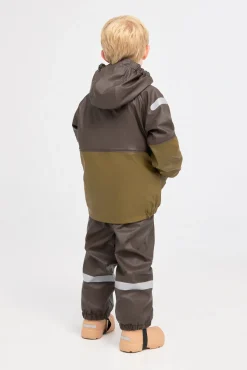 Nordbjørn Molde Foret Regnsæt, Delicioso/Dark Olive