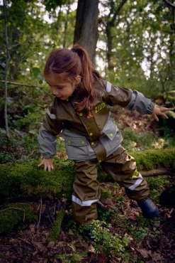 Nordbjørn Molde Foret Regnsæt, Delicioso/Dark Olive