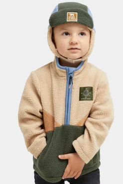 Nordbjörn Rydal Fleecetrøje, Sesame/Tobacco Brown/Deep Depths