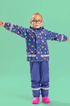 Nordbjørn Skagen Foret Regnsæt, Umbrellas Blue Print