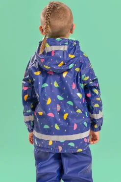 Nordbjørn Skagen Foret Regnsæt, Umbrellas Blue Print