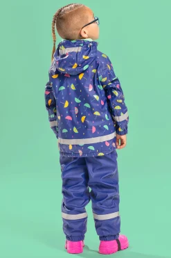 Nordbjørn Skagen Foret Regnsæt, Umbrellas Blue Print