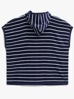 Nordbjørn Skrea Badeponcho, Navy Stripe