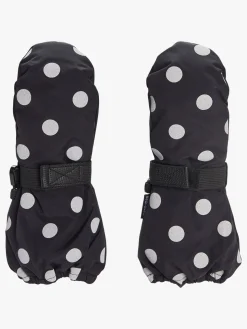 Nordbjørn Stalon Vanter, Black/Silver Dots