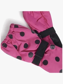 Nordbjørn Stalon Vanter, Pink/Black Dots