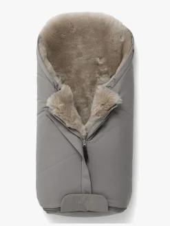 Nordlys Fenya Mini Lammeskindskørepose, Greige