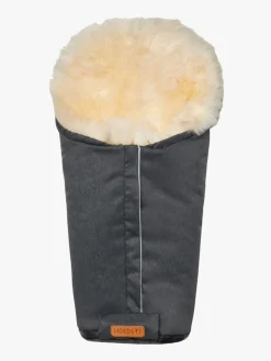 Nordlys Idun Mini Lammeskindskørepose, Grey/Natural