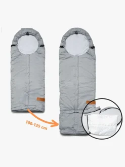 Nordlys Njord Allround-kørepose inkl Forlængerdel, Grey Melange