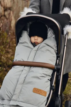 Nordlys Oden Recycled Dunkørepose inkl. Forlængerdel, Grey Mélange