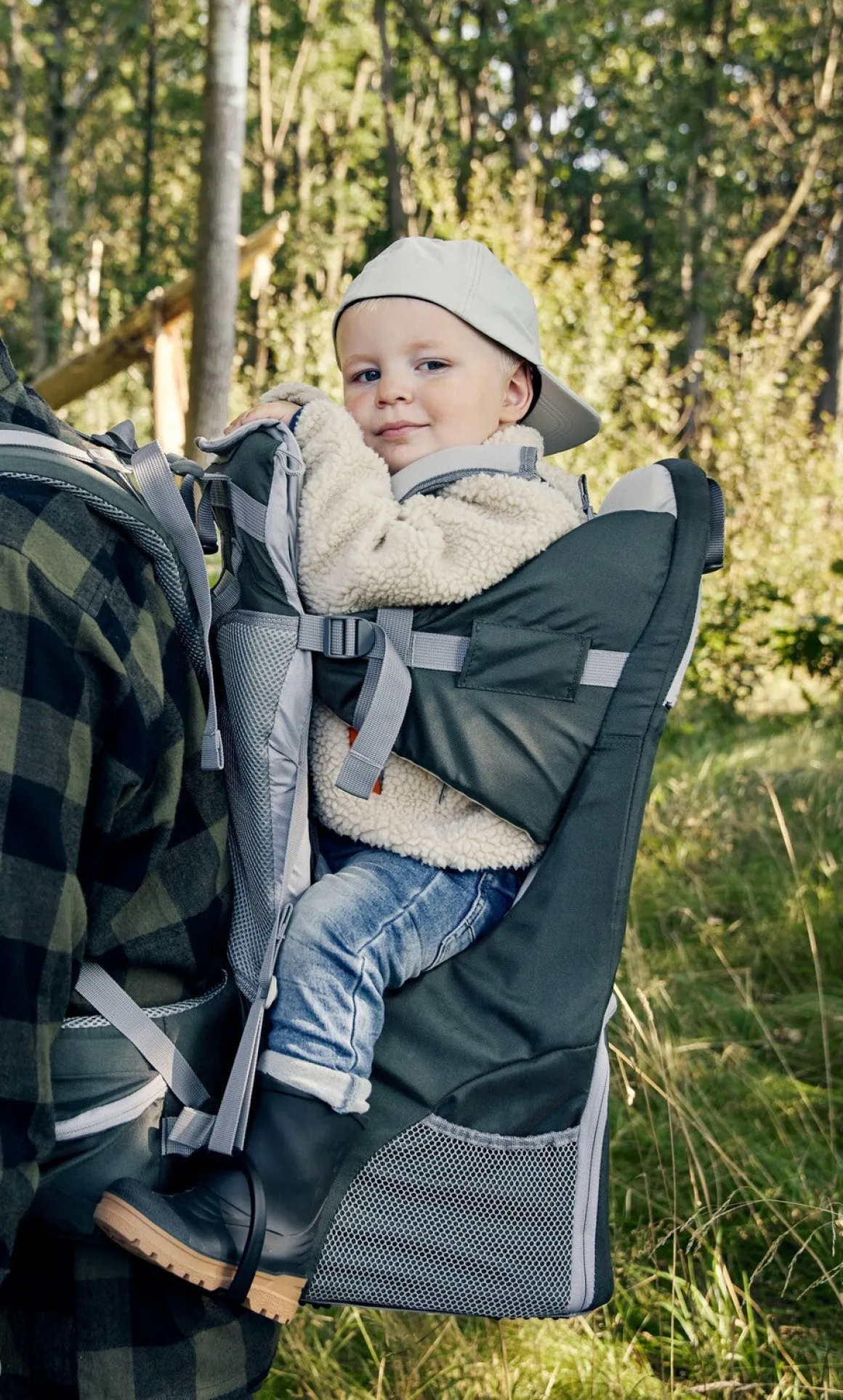 North 13.5 Adventure Plus Bærestol inkl Regnslag, Forest Green