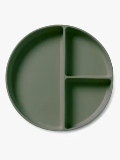 nuuroo Mingo Opdelt Tallerken Silikone, Dusty Green