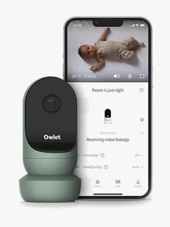 Owlet Cam 2 Babyalarm, Sleepy Sage