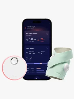 Owlet Dream Sock Babyalarm, Mint