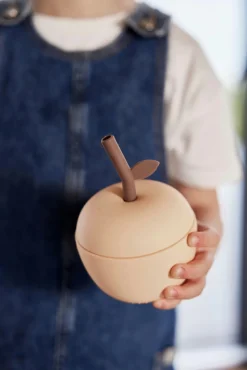 OYOY Apple Sugerørskop, Peach