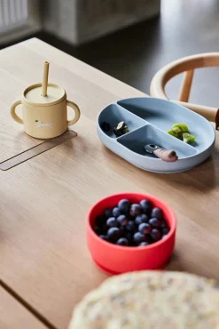 OYOY Enkei Tallerken Silikone, Dusty Blue