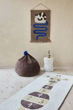 OYOY Giraffe Hopscotch Legetæppe, Yellow