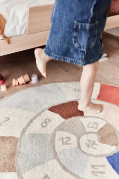 OYOY Mini Nautilus Hopscotch Gulvtæppe 100x112, Multi