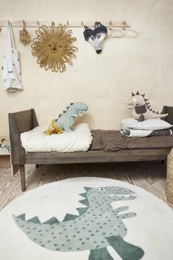 OYOY Theo Dino Gulvtæppe 120, Green