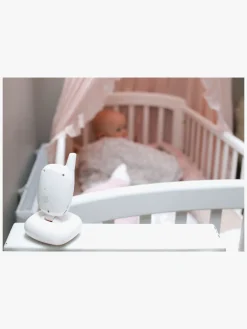 Padwico V8 Babyalarm med Opladeligt Batteri, White