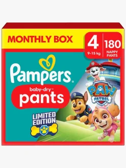 Pampers Baby Dry Pants Bleer Str. 4 9-15 kg 180-pak