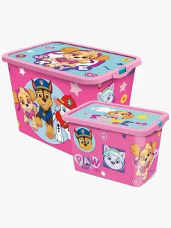 Paw Patrol Opbevaringskasser Sæt 23l & 7l, Pink
