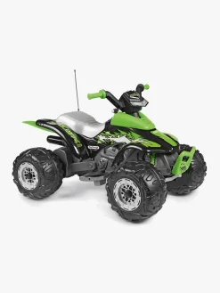 PegPérego Corral T-Rex Firehjulet ATV 330W, Grøn/Sort