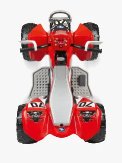 PegPérego Polaris Outlaw Firehjulet ATV 330W, Rød/Hvid