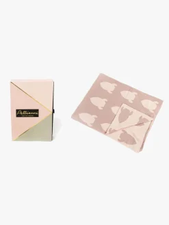 Pellianni Strikket Tæppe, Lyserød