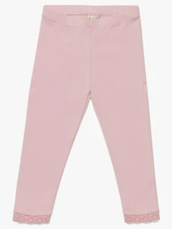 Petite Chérie Atelier Amandine Leggings 2-Pak, Pink/White
