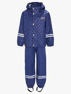 Petite Chérie Atelier Cleo Regnsæt, Crown Blue Mini Hearts