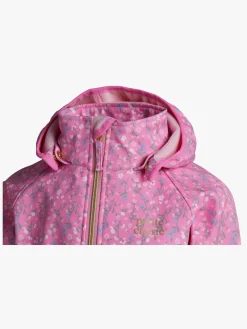 Petite Chérie Atelier Jade Softshelljakke, Pink Flowers