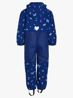 Petite Chérie Atelier Julie Softshelldragt, Butterflies and Flowers Medieval Blue