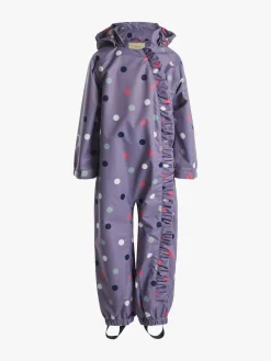 Petite Chérie Atelier Lily Skalflyverdragt, Dots Lavender Gray