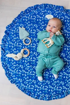 Petite Chérie Atelier Margit Babytrøje, Light Blue/Dusty Blue