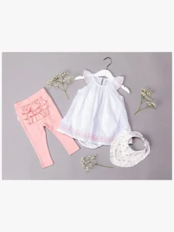 Petite Chérie Atelier Vere Kjole, White/Pink