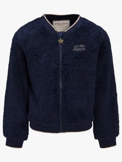 Petite Chérie Atelier Vienna Fleecetrøje, Black Iris