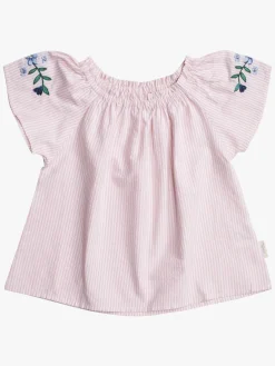 Petite Chérie Atelier Zola Bluse, Pink/White