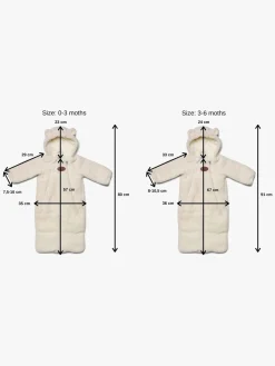 Petite Chérie Blanche Kørepose 2-in-1 Teddy, White