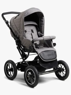 Petite Chérie Solide+ Klapvogn inkl. Babylift, Black/Grey Melange