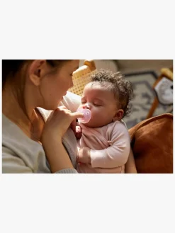 Philips Avent Curved Soothie 0-6 mdr., Lyserød