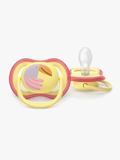 Philips Avent Ultra Air Sut 0-6m 2-pak, Lyselilla/lysegul