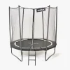 Pinepeak Trampolin inkl. Sikkerhedsnet 244 cm, Sort