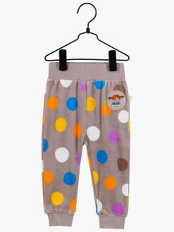 Pippi Langstrømpe Bubbles Velour Bukser, Beige