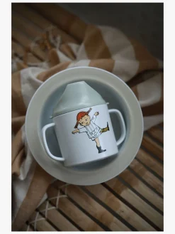 Pippi Langstrømpe Cirkus Spisesæt, Beige