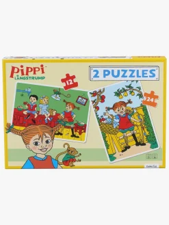 Pippi Langstrømpe Puslespil 2-i-1