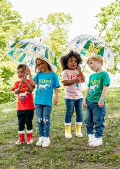 Pippi Langstrømpe T-shirt, Grøn