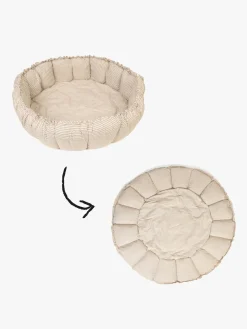 Play&Go Organic Bloom Legetæppe, Stripes Blue