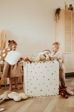 Play&Go Puslespilsmåtte Træhytte 6 Dele