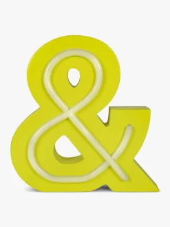 POPP Bogstavslampe &, Gul