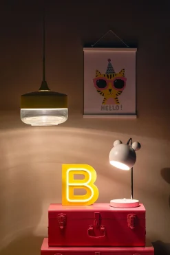 POPP Bogstavslampe B, Gul